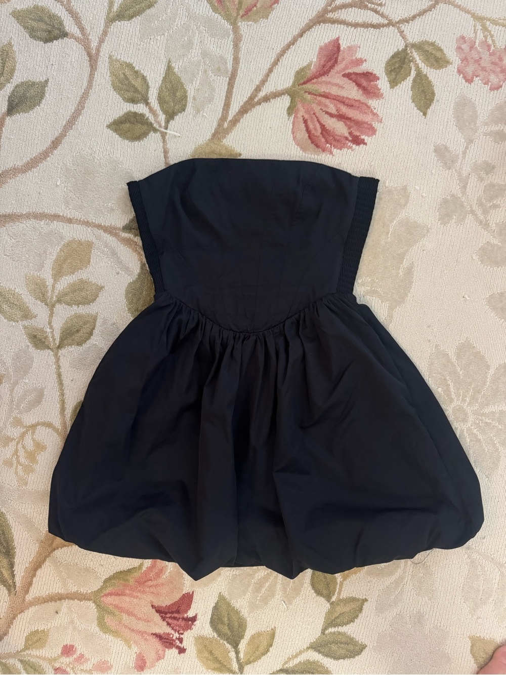 Amanda Uprichard Strapless Black Party Dress
